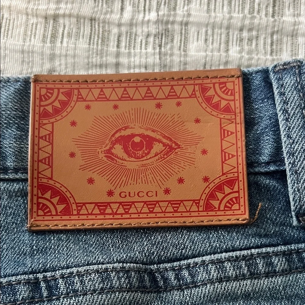 Gucci Men's Slim Fit Blue Jeans (31/30)